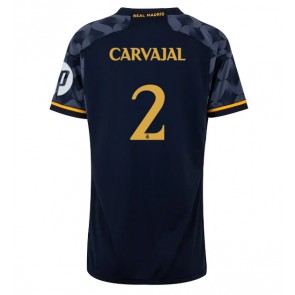 Real Madrid Daniel Carvajal #2 Bortatröja Dam 2023-24 Kortärmad